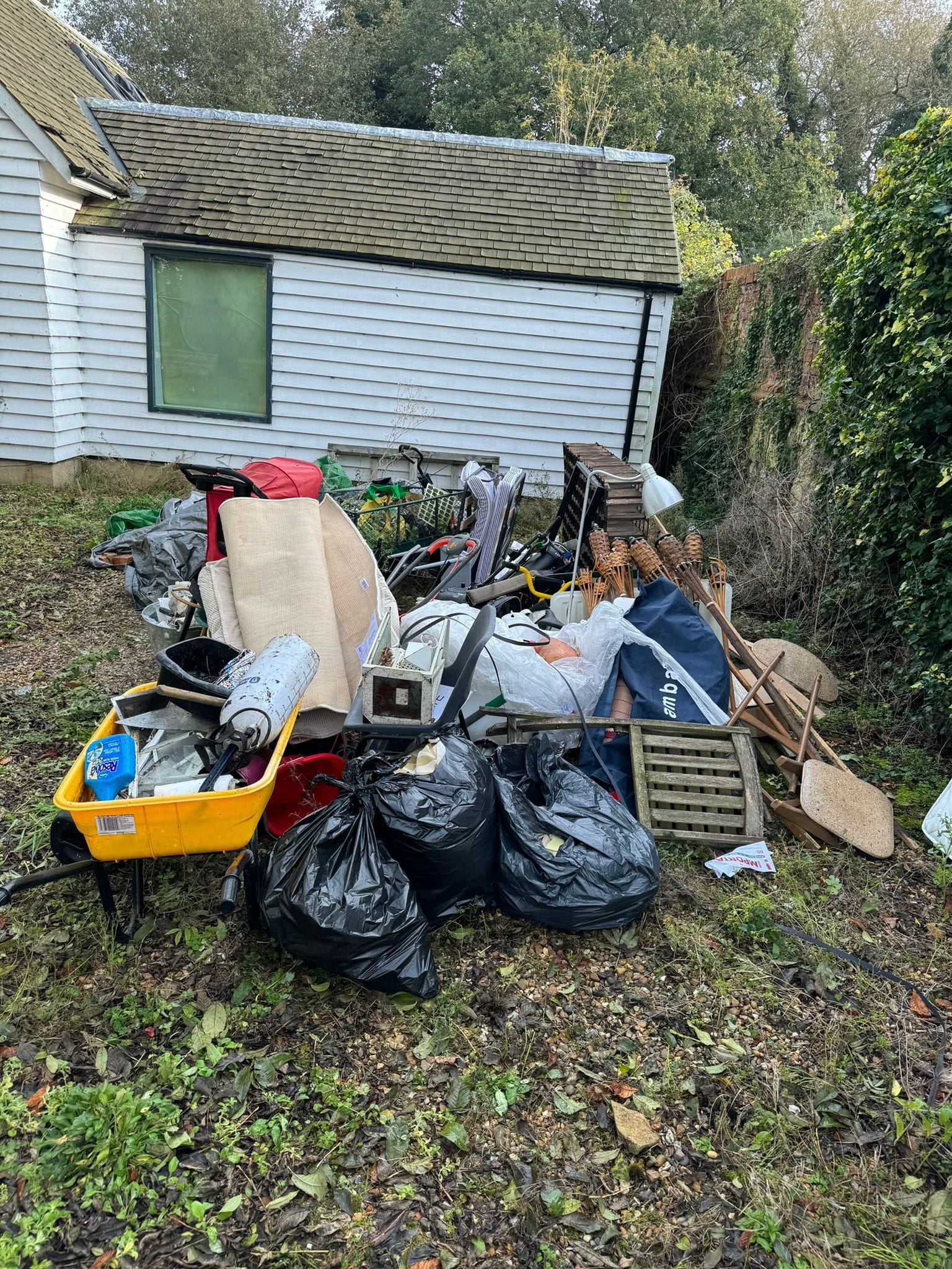 Garden clearance before clearance